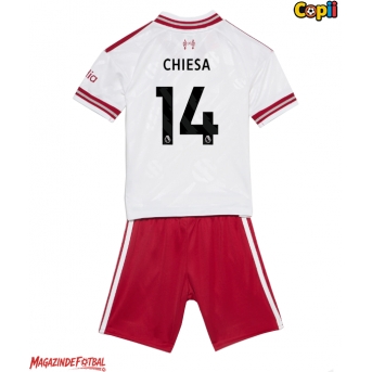 Liverpool Federico Chiesa #14 Echipament de Fotbal Replică 2026-27 Copii Deplasare (+ Șorturi)